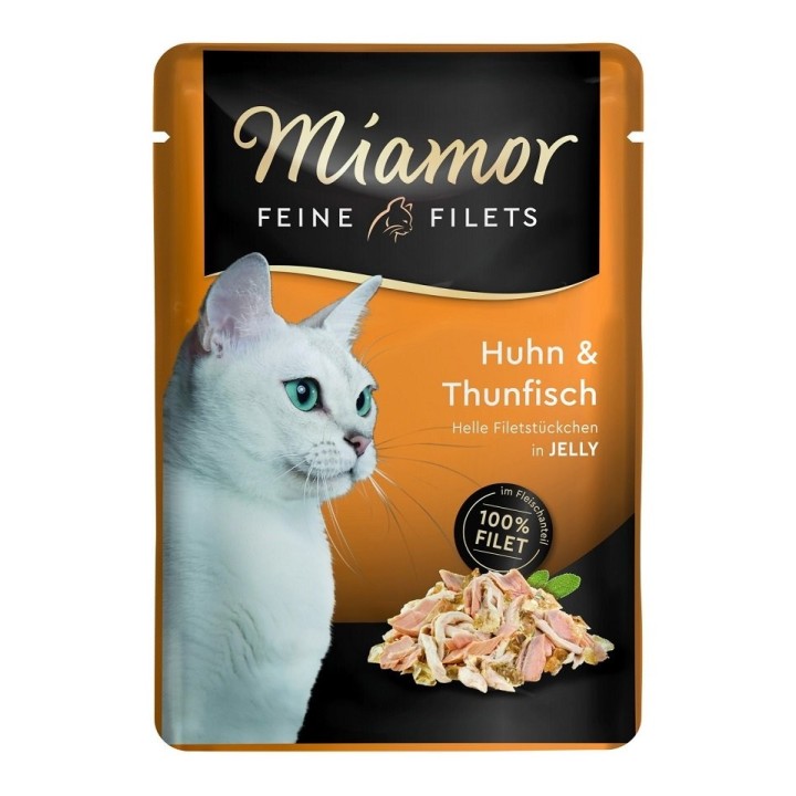 MIAMOR Feine Filets Huhn und Thunfisch 100 g Beutel