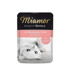 MIAMOR Ragout Royal Thunfisch und Huhn in Sauce 100 g