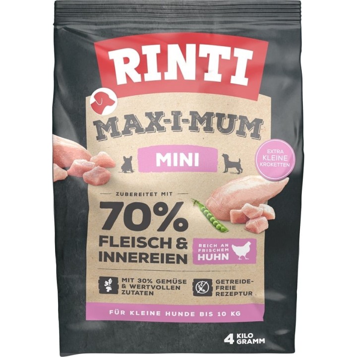RINTI MAX-I-MUM Mini Adult Huhn 4 kg