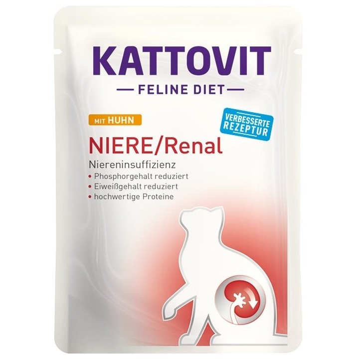 KATTOVIT Feline Diet Niere/Renal Huhn 85 g