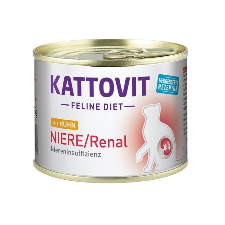 KATTOVIT Feline Diet Niere/Renal Huhn 185 g
