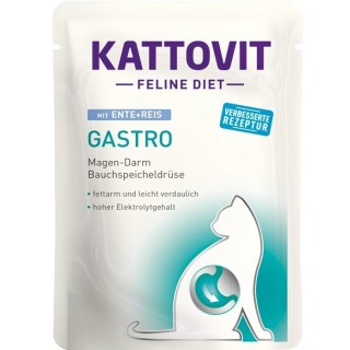 KATTOVIT Feline Diet Gastro Ente + Reis 85 g