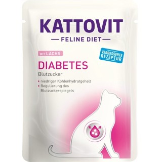 KATTOVIT Feline Diet Diabetes Lachs 85 g