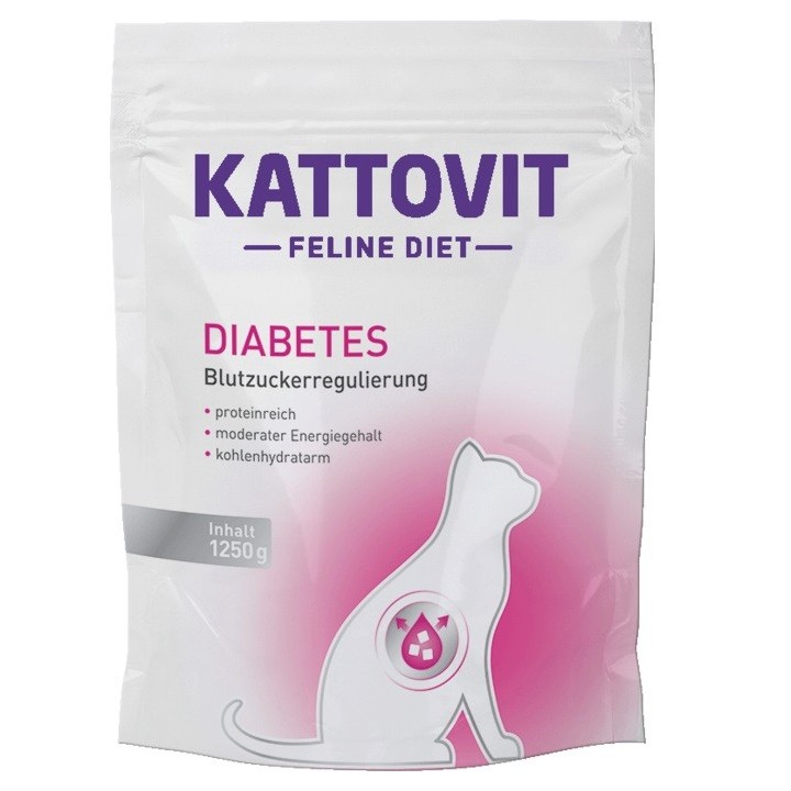 KATTOVIT Feline Diet Diabetes Trockenfutter 1,25 kg