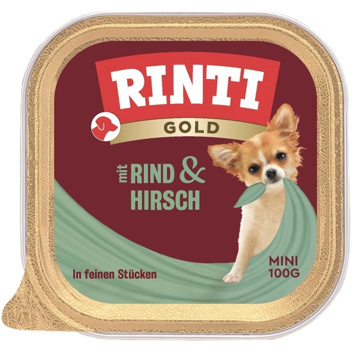 RINTI Gold Mini Mix Geschmacks kleine Rasse 18x100 g