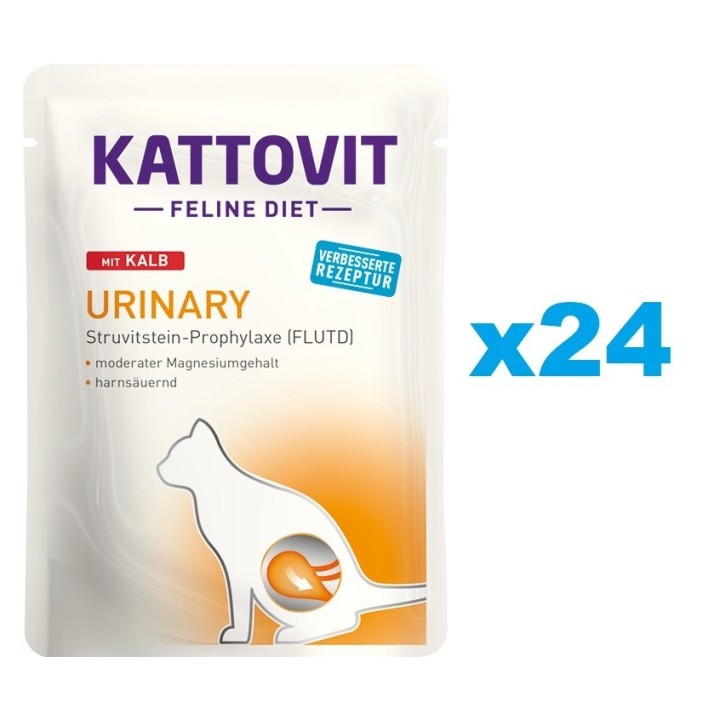 KATTOVIT Feline Diet Urinary Kalb 24 x 85 g