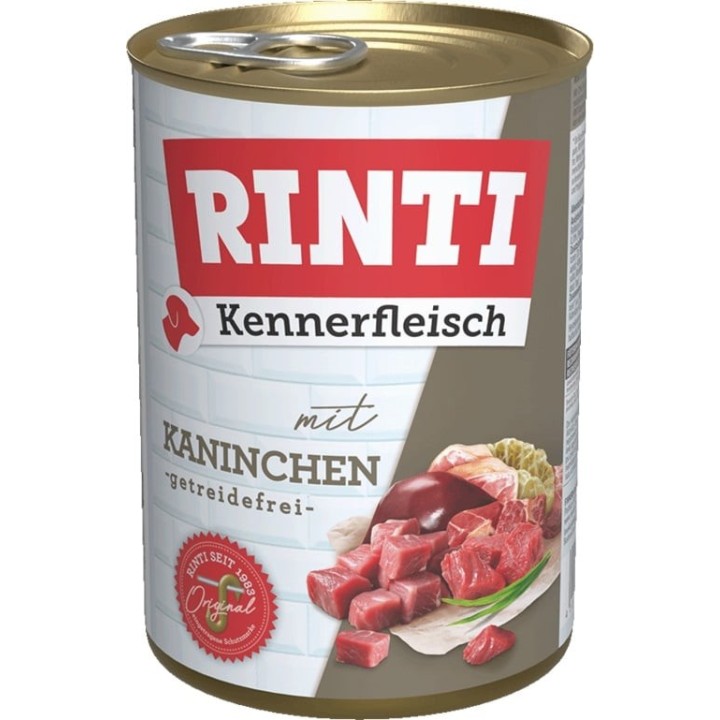 RINTI Kennerfleisch Rabbit Kaninchen 400 g