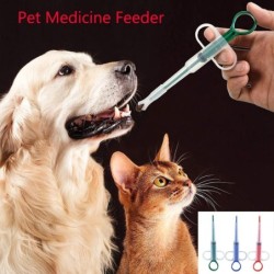 Medikamentenspender, weicher Katzen-Pillenwerfer, Haustier-Pillenspender, Hundepiller, Pillenpistole, Tablet-Spritzenschieber