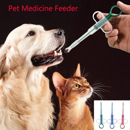 Medikamentenspender, weicher Katzen-Pillenwerfer, Haustier-Pillenspender, Hundepiller, Pillenpistole, Tablet-Spritzenschieber