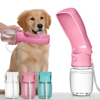 Wasserflasche für Haustiere, Hundetrinkflasche, tragbar, faltbar, für Spaziergänge mit Haustieren, Wasserversorgung für Spazi