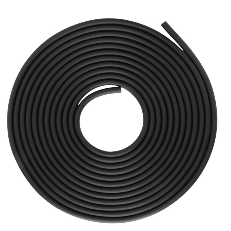 5 m Aquarium-Luftpumpenschlauch, weicher Silikon-Acuarios-Sauerstoffschlauch für Aquarien(schwarz) schwarz