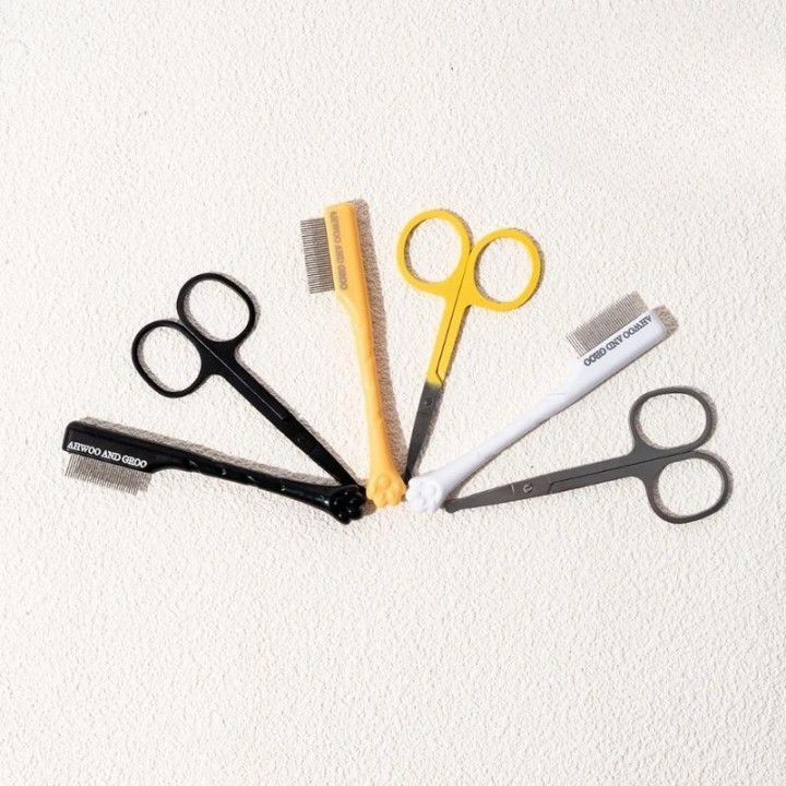 Gesichtsreinigungskamm-Set für Haustiere, entfernt Tränenflecken, Katzenpfotenkamm, Hundehaarkamm, Reinigungszubehör für Haus