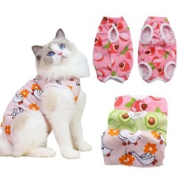 Entwöhnungskleidung für Katzen, atmungsaktiv, elastisch, Wundschutzkleidung, Anti-Milben-Entwöhnungsanzug für Katzen, Kleidun