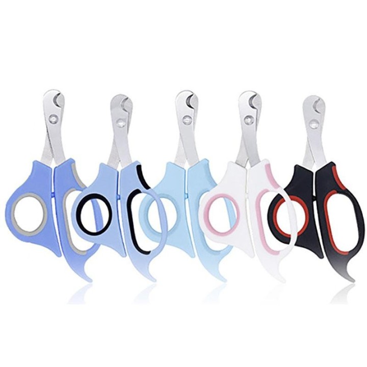 Nagelknipser für Hunde und Katzen mit Edelstahlklinge, PP + TPR, komfortabler Griff, Haushalts-Nagelknipser, Zubehör für Prof