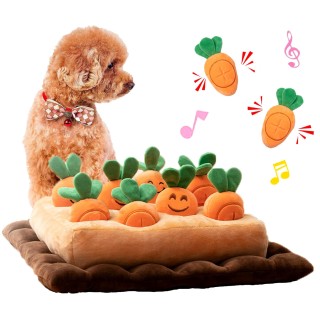 Carrot Field Hundespielzeug Carrot Harvest Team YCYHHHW Nasenarbeitsmatte Hundelernspielzeug Heimtierbedarf Hundebedarf Hunde