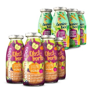 SmoothieDog Gemüsebeet 4x 250 ml + Obstkorb 4x 250 ml