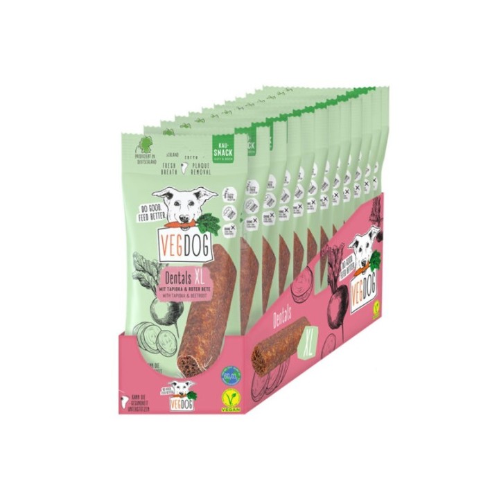 VEGDOG Kausnack Dentals XL