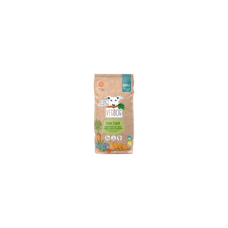 VEGDOG Trockenfutter Green Crunch 10 kg