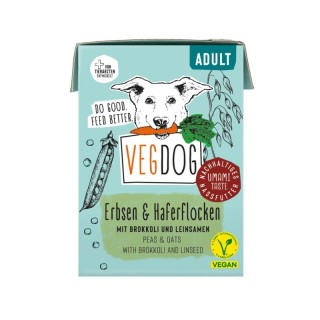 VEGDOG Nassfutter Adult Tetra Pak Vorteilspack 10x200 g
