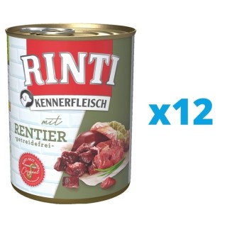 RINTI Kennerfleisch Rentier 12 x 800 g