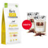 BRIT Care Sustainable Puppy mit Hähnchen und Insekten 12 kg + WOOLF Chicken And Rawhide Twister 2 x 100g Trockenhaut umhüllt