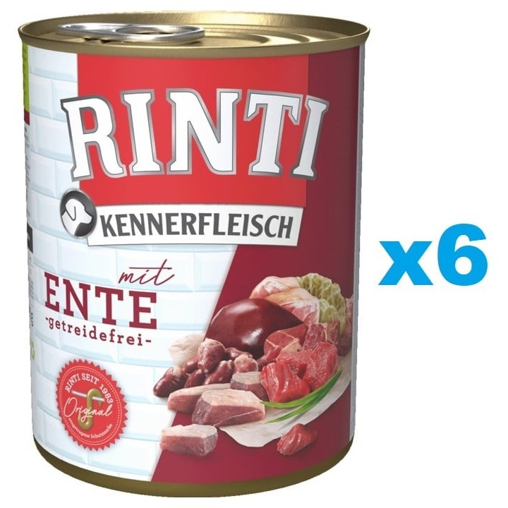 RINTI Kennerfleisch Ente 6x400g