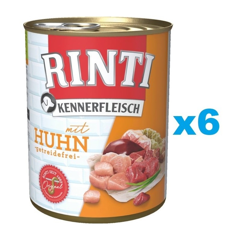 RINTI Kennerfleisch Huhn 6x400g