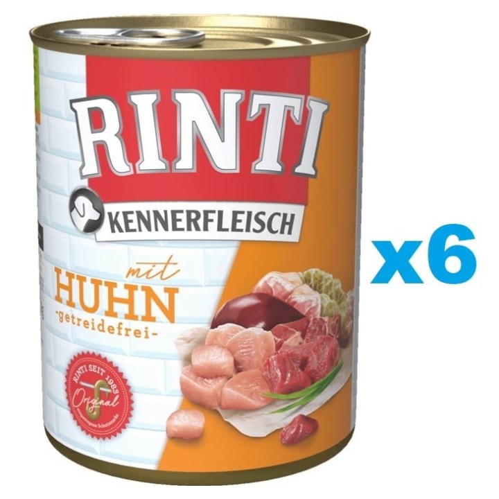 RINTI Kennerfleisch Huhn 6x400g