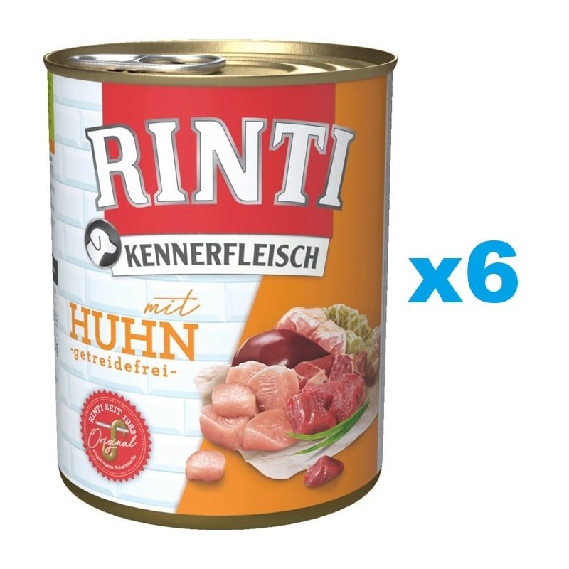 RINTI Kennerfleisch Huhn 6x800g
