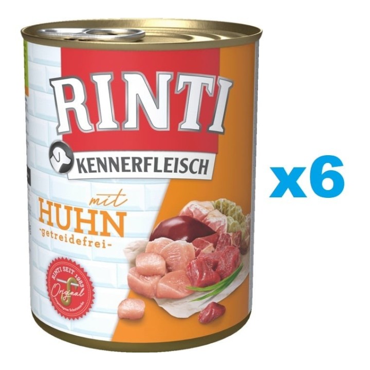 RINTI Kennerfleisch Huhn 6x800g