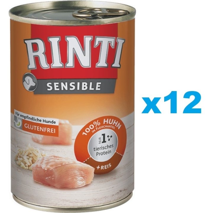 RINTI Sensible Huhn mit Reis 12x400g