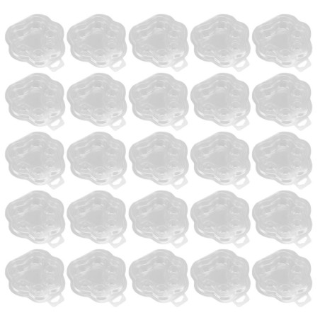 25PCS Katzenkrallenwachsschmelzbehälter PET Klare leere Wachsschmelzschale für DIY-Pralinen ohne Docht