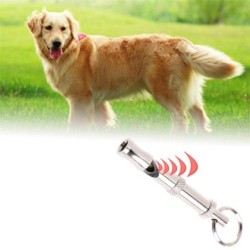 Tragbare Haustier Hund Pfeife Schlüsselanhänger Zwei Ton Ultraschall Flöte Stop Bellen Sound Repeller Hund