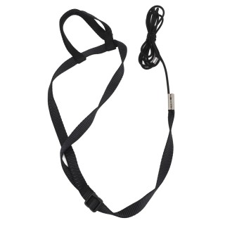 Vogelgeschirr, ultraleichte Leine, verstellbares Papageien-Flugseil für Spielpartys im Freien, Schwarz, S S schwarz