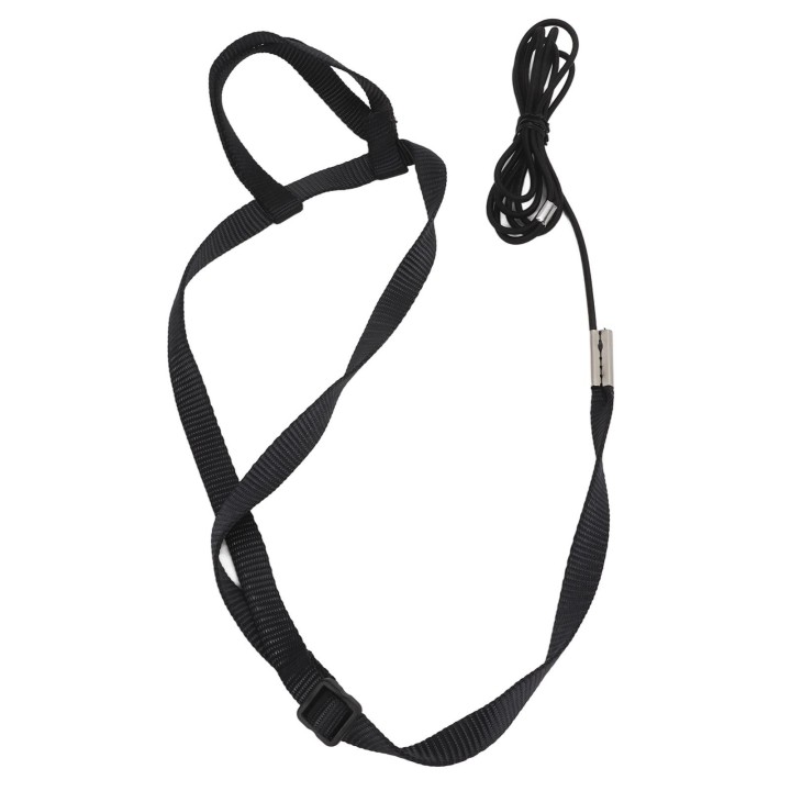 Vogelgeschirr, ultraleichte Leine, verstellbares Papageien-Flugseil für Spielpartys im Freien, Schwarz, S S schwarz