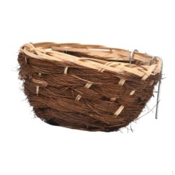 Bambus Gewebt Vogel Nest Haus Schlafplatz Gartenarbeit Geschenk Shelter Zucht Cave Hängen Hütte für