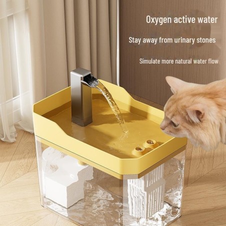 Leiser Haustier-Trinkbrunnen mit hoher Kapazität für Katzen