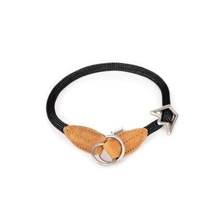 Rudelkönig Zugstopphalsband Emma - Retrieverhalsband schwarz 45 cm