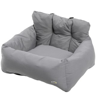 PawHut Autositz für Haustiere Tragetasche für Hunde und Katzen, gefüllt mit dickem PP-Baumwolle, sicher und komfortabel, ruts