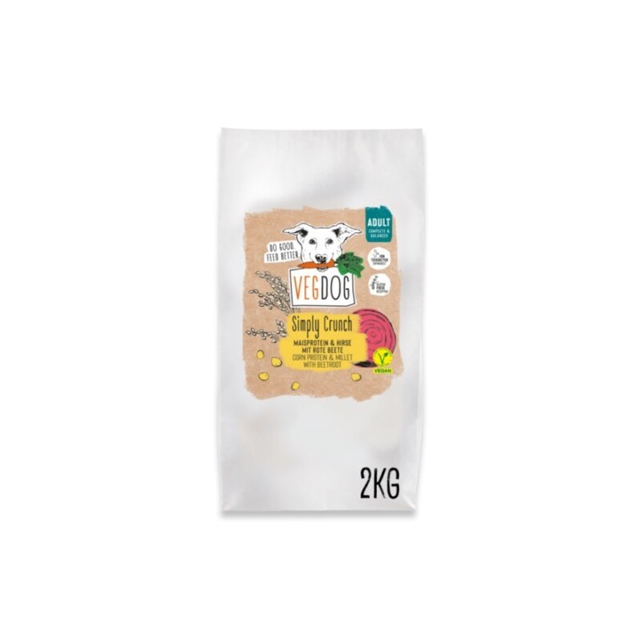 VEGDOG Trockenfutter Simply Crunch 2 kg