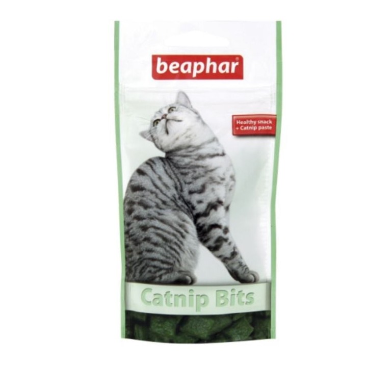 BEAPHAR Catnip Bits Leckerbissen mit Katzenminze 35 g
