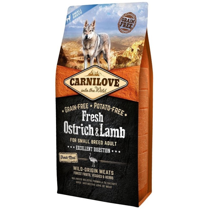 CARNILOVE Hund Fresh Small Breeds Ostrich & Lamb 6 kg