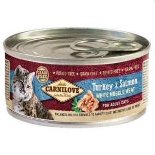 CARNILOVE Cat turkey & salmon 12 x 100 g