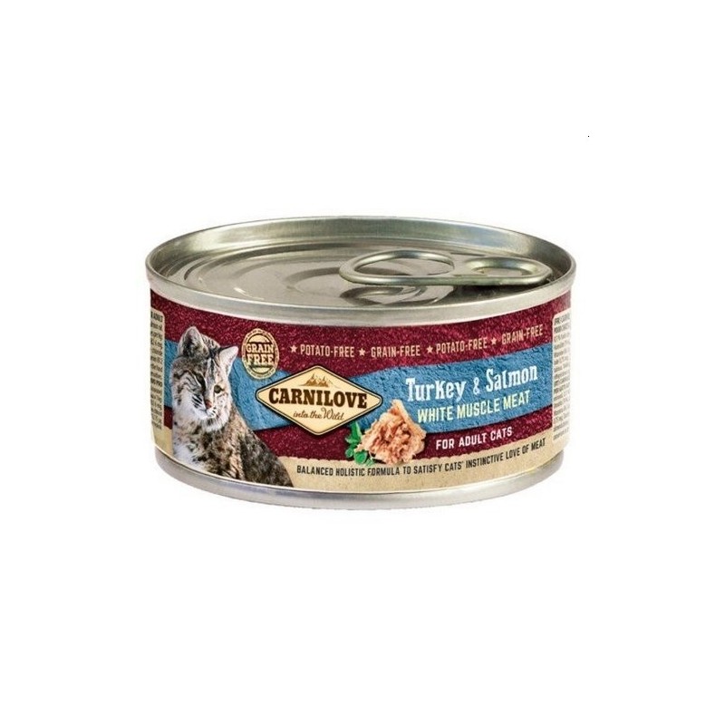 CARNILOVE Cat turkey & salmon 12 x 100 g