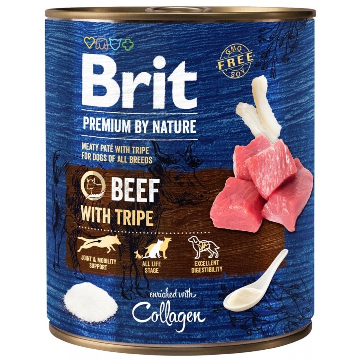 BRIT Premium by Nature 800 g Rindfleisch und Innereien für Hunde