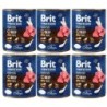 BRIT Premium by Nature 6x800 g Rindfleisch und Innereien für Hunde