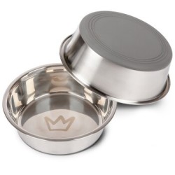 Rudelkönig Edelstahlnapf 1750ml - 2er Set Futternapf