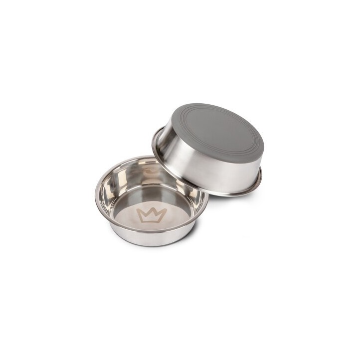 Rudelkönig Edelstahlnapf 1750ml - 2er Set Futternapf