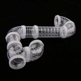 Hamstertunnel - Flexibles Aktivitätszentrum für Mäuse, Ratten und Rennmäuse weiß