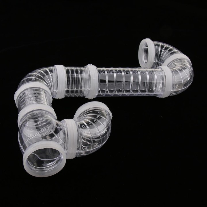 Hamstertunnel - Flexibles Aktivitätszentrum für Mäuse, Ratten und Rennmäuse weiß